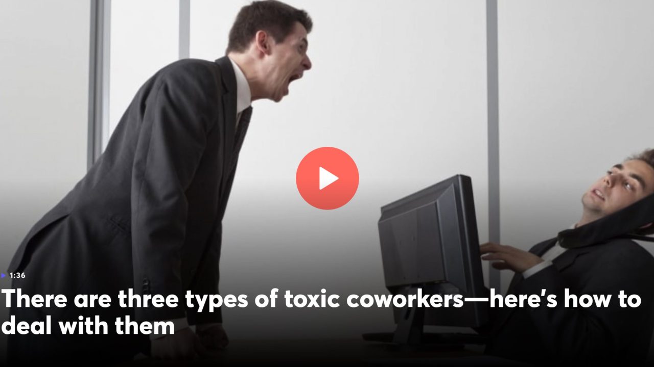 Stanford psychologist shares 5 mental strategies for dealing with a toxic coworker