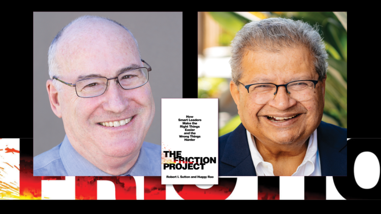 20240206 Huggy Rao Robert Sutton hero image